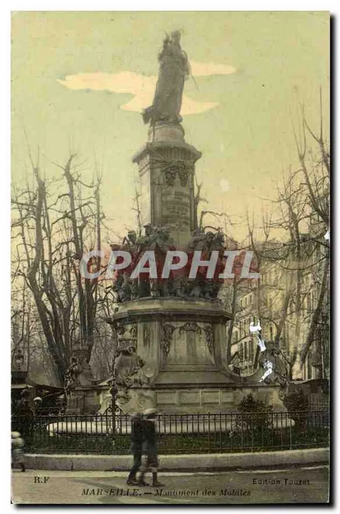 Marselha — Monumento dos Mobiles — Edição Touzé - Frente