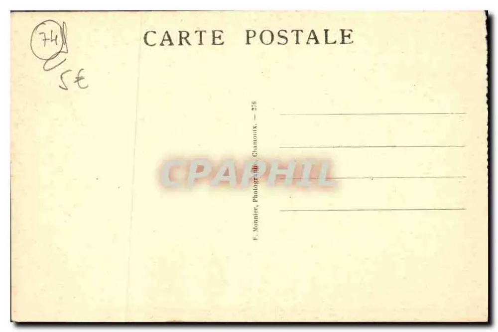 Les Bossons e o Monte Branco — Foto Monnier - Verso