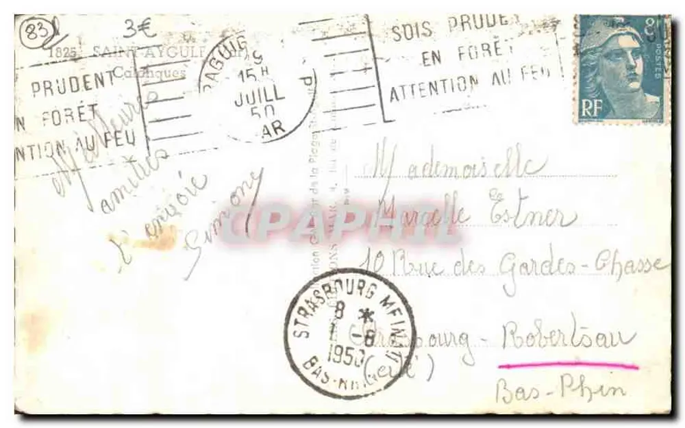 A Ponta dos Lauriers — Saint-Aygulf (Var) — editor Mer - Verso
