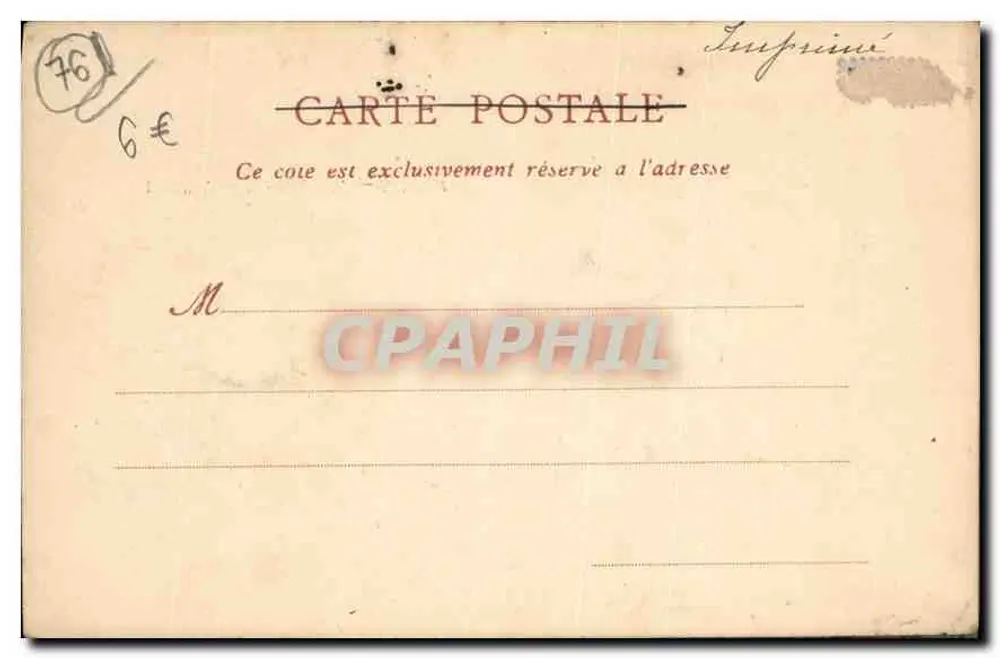 Yport — Vista Geral — ND Phot - Verso