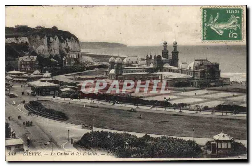 Dieppe — Le Casino et les Falaises — LL - Recto