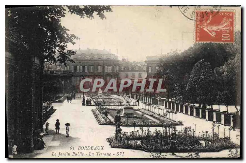 Bordeaux - Öffentlicher Garten - Die Terrasse - SVI - Vorderseite