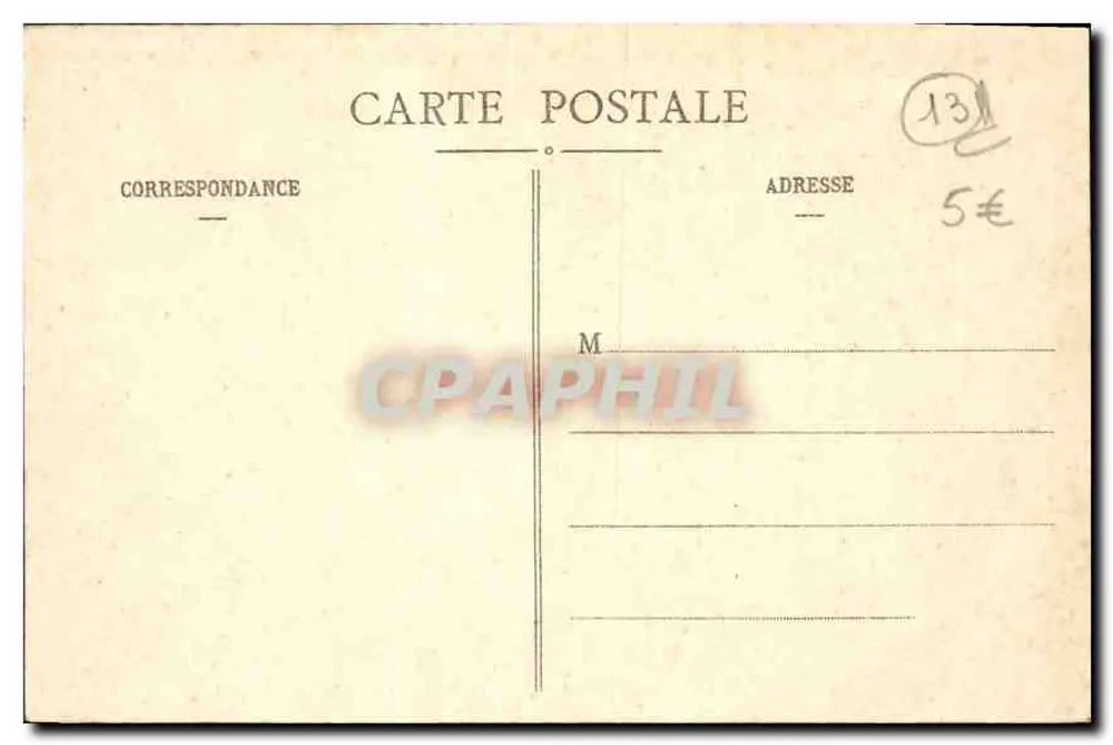 Marseille - Porte d'Aix — Editor EL, n°11 - Verso