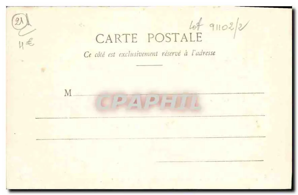 Castelo de La Roche-en-Brenil — Côte d'Or — editor L. V., n° 153 - Verso