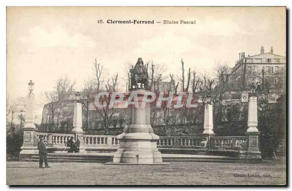 Clermont-Ferrand — Blaise Pascal — Genée-Labbé, edição n°45 - Frente