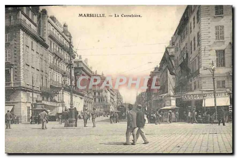 Marseille — La Cannebière — Verlag unbekannt, Seriennummer nicht sichtbar - Vorderseite