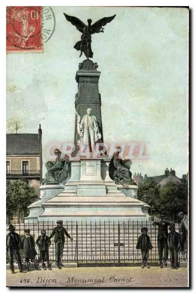 Dijon. Monument Carnot — editor L.V. & Cie, n° 438 - Frente