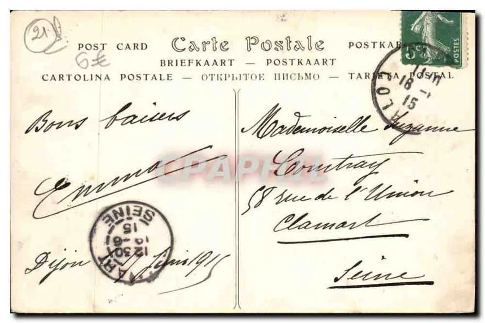 Dijon — A Porta Guilherme — ND. Fot. - Verso