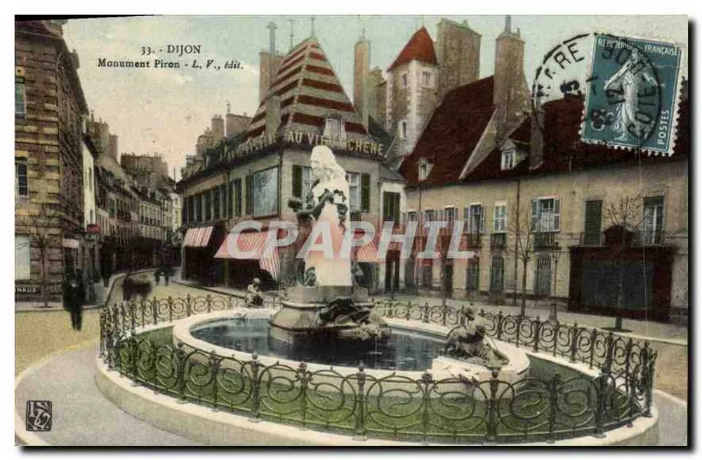 Dijon - Monument Piron — L. V., edição — n°33 - Frente