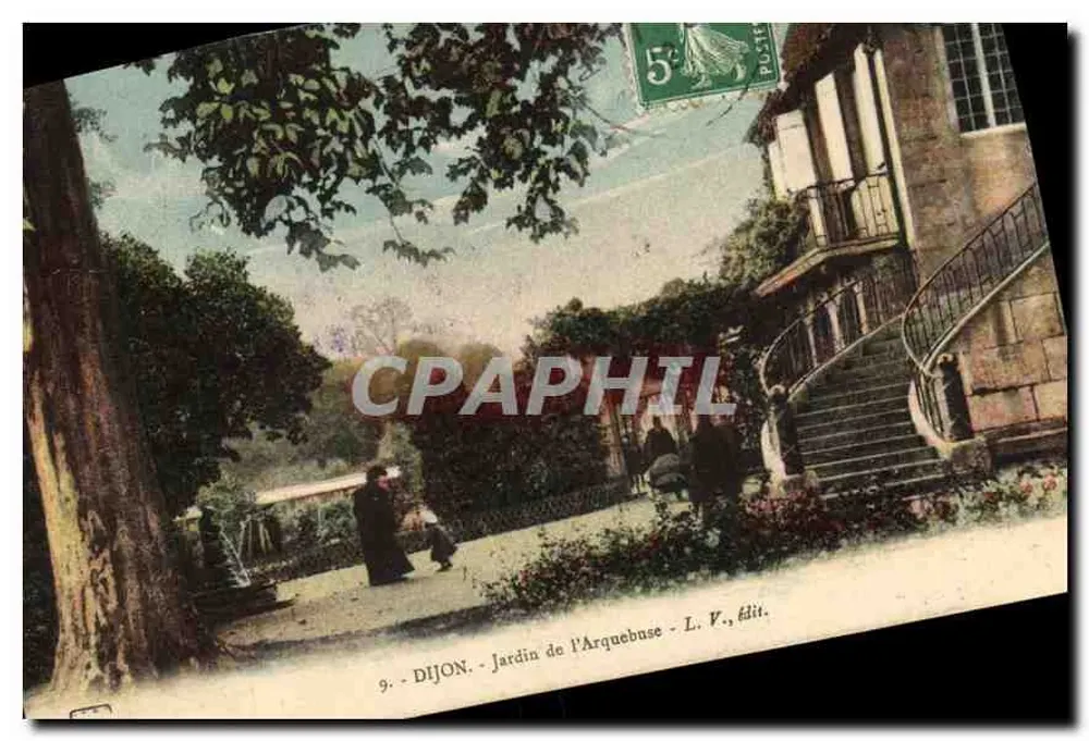 Dijon - Jardim da Arquebuse — L. V., editor - Frente