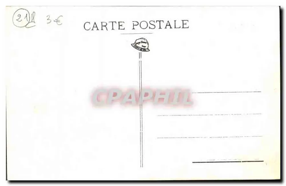 Abtei LA BUSSIÈRE-sur-OUCHE — La Verrière — Cliché Louys Bauer - Rückseite