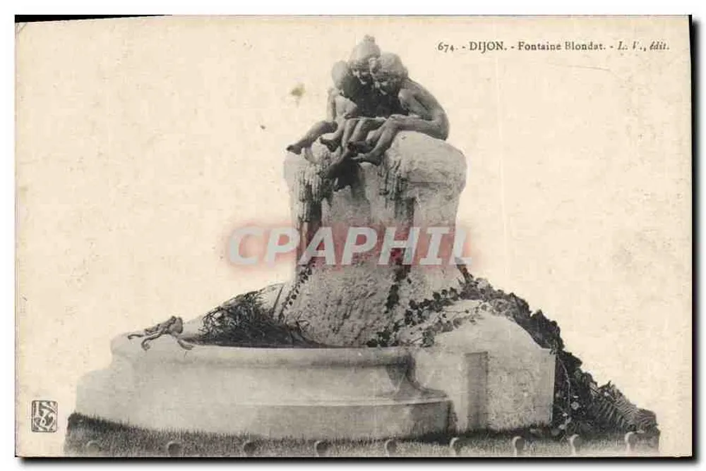 Dijon - Fontaine Blondat — L. V., editor - Frente