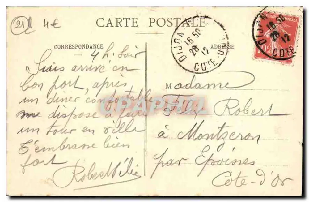 Dijon - Porta Guillaume — L. V., editor - Verso