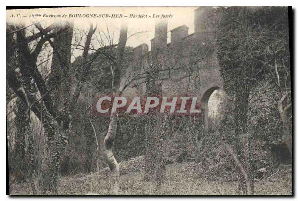 Umgebung von BOULOGNE-SUR-MER — Hardelot — Les fossés — A. C. — 185ha - Vorderseite