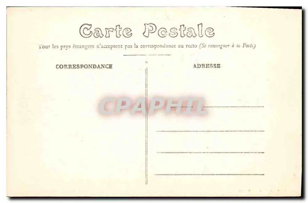 Amboise — Castelo e Quai — G. Lourdet, Impressor de Amboise - Verso
