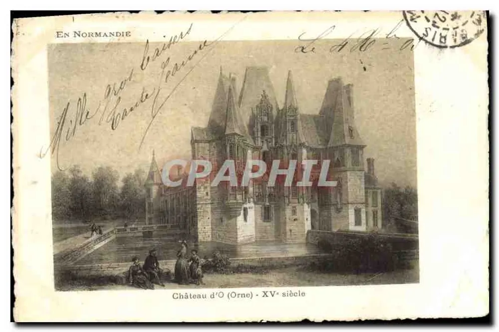 Castelo d'Orne - Século XV — Edições Artísticas Supra, Paris - Frente