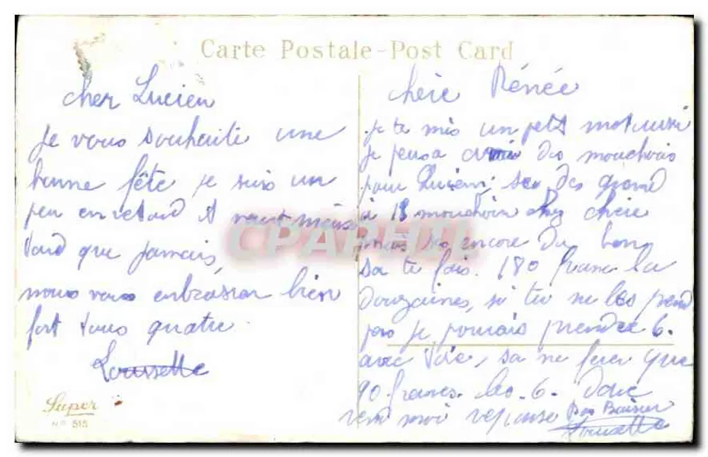 Flores e espinha — editor Super, N° 515 - Verso
