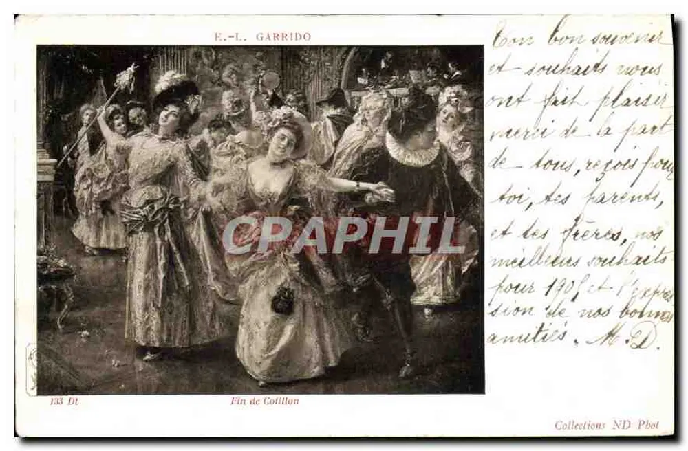 Fim do Cotillon — E.L. Garrido, n° 133 DL - Frente