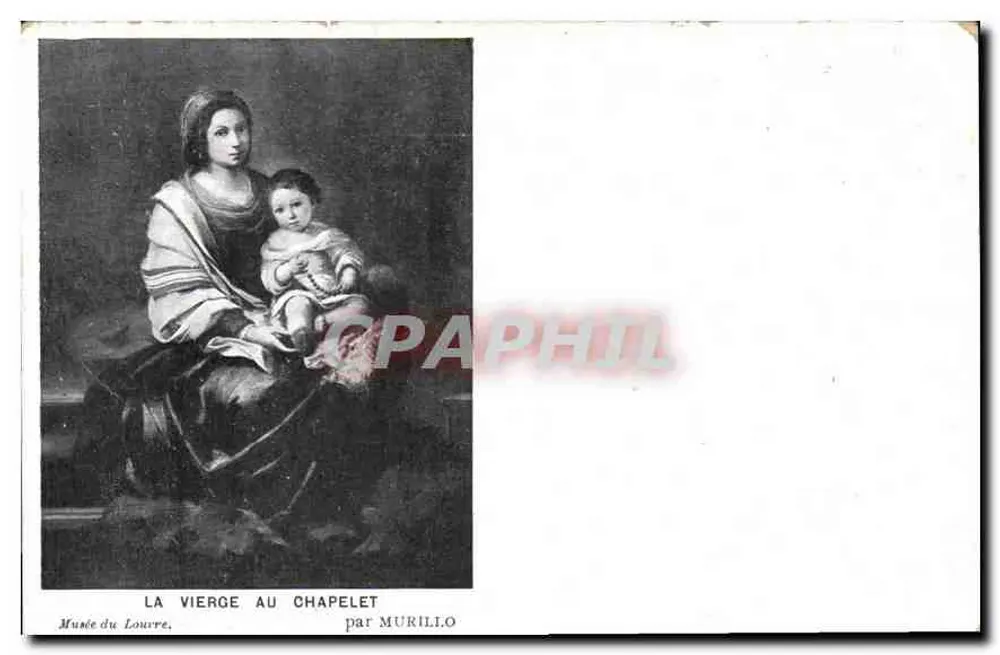 A Virgem com o Rosário — por Murillo — Museu do Louvre - Frente