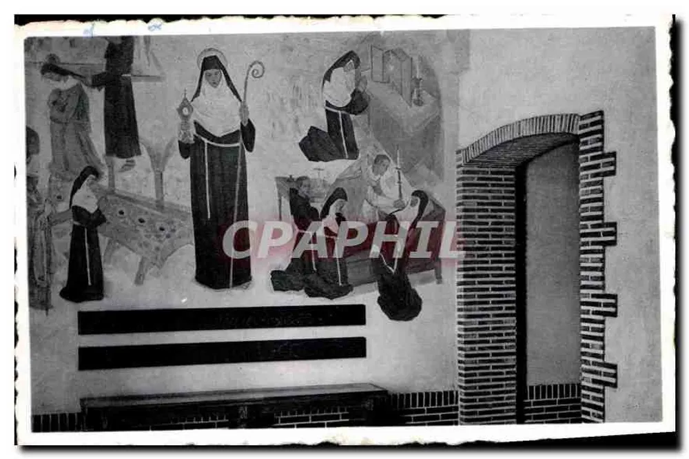 Mosteiro das Irmãs Clarissas — Sala de Entrada — Editor: Frei Henri L. de E. S. L. Bruxelas - Frente