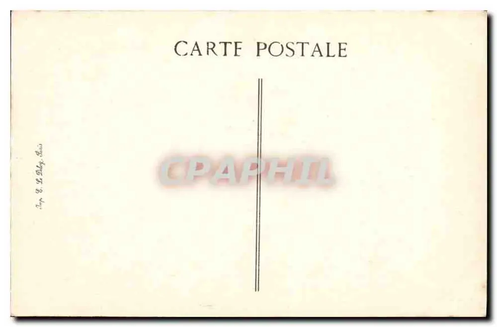 Biarritz — O Rocher da Virgem — Editor G. & L. Dolly, Paris, n° 112 - Verso