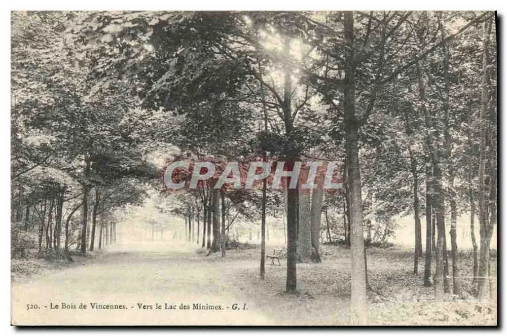 Bois de Vincennes — Zum Lac des Minimes — G. I. — n° 520 - Vorderseite