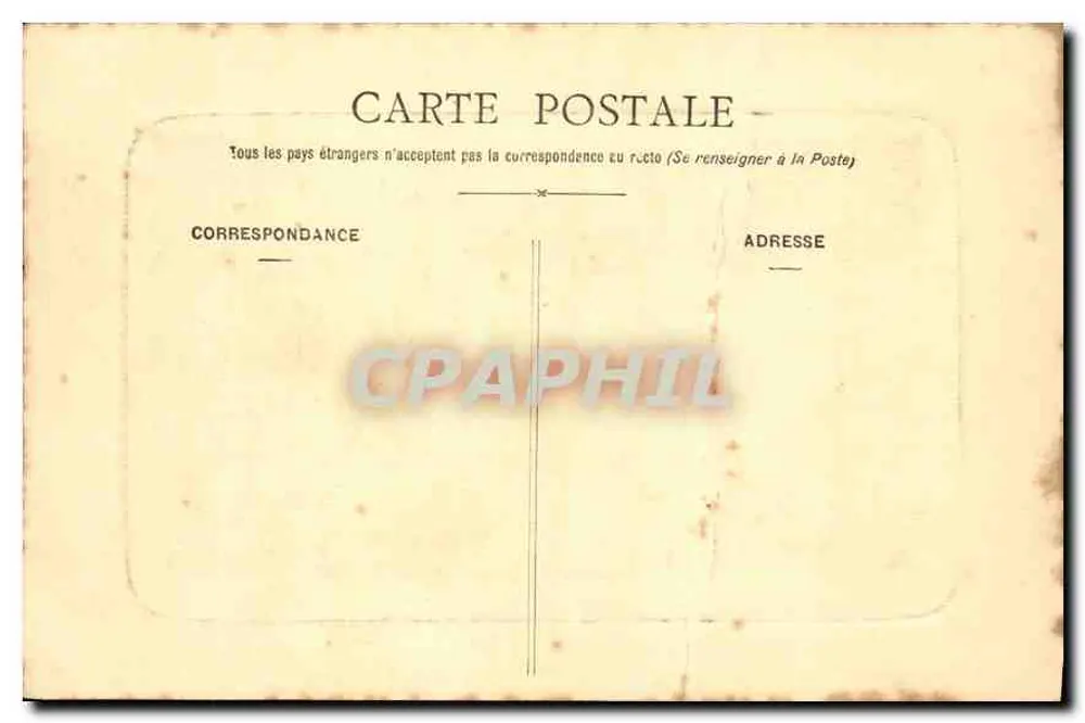 Biarritz - Sob os Camarès — Edição L. Jérôme, Biarritz - Verso