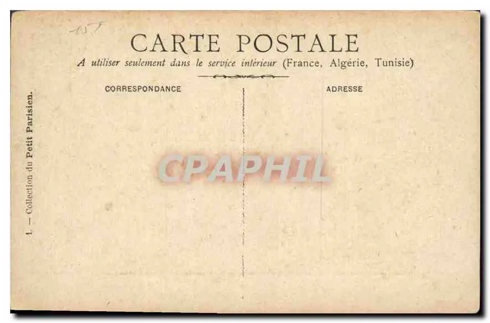 Bankett der Bürgermeister — 22. September 1900 — Éditeur Petit Parisien, Nr. 1 - Rückseite