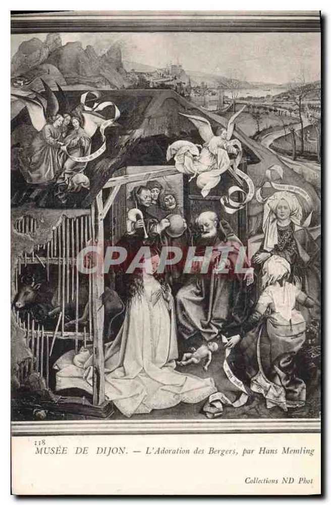 Musée de Dijon — L'Adoration des Bergers, par Hans Memling — Collections ND Phot - Recto