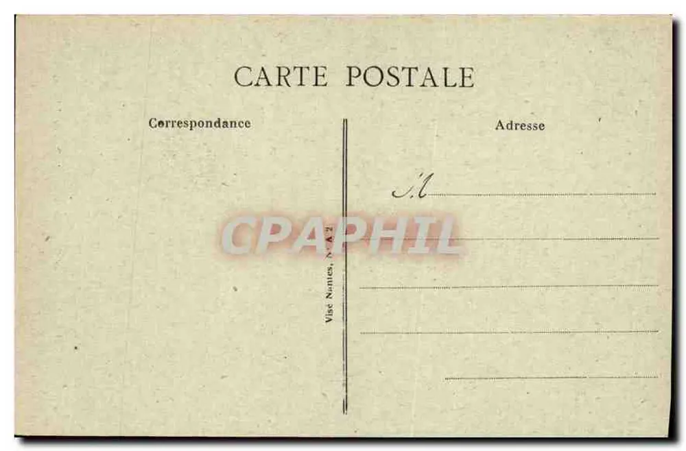 Hochzeitskleid der Herzogin von Orléans — Stickerei-Schule Argentan — A. Léjeune, Verlag, Argentan - Rückseite