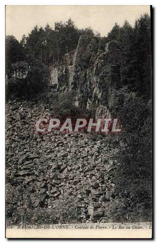 Bagnoles-de-l'Orne — Pierre-Wasserfall — Der Hundestein — n°104 - Vorderseite