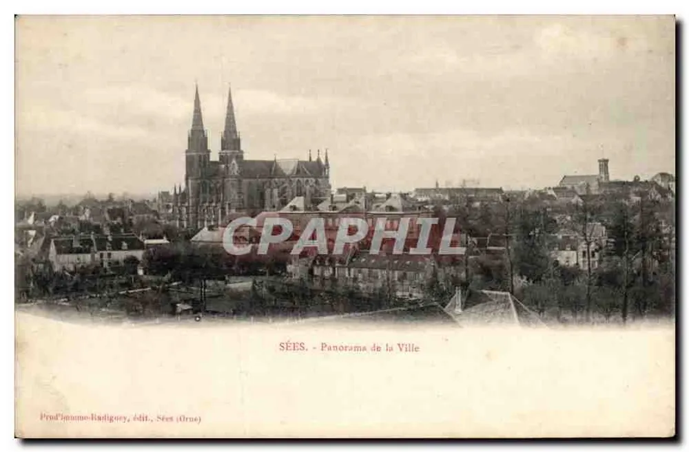 Sées - Panorama da Cidade — Prof'Jouonne-Radigney, editor Sées (Orne) - Frente