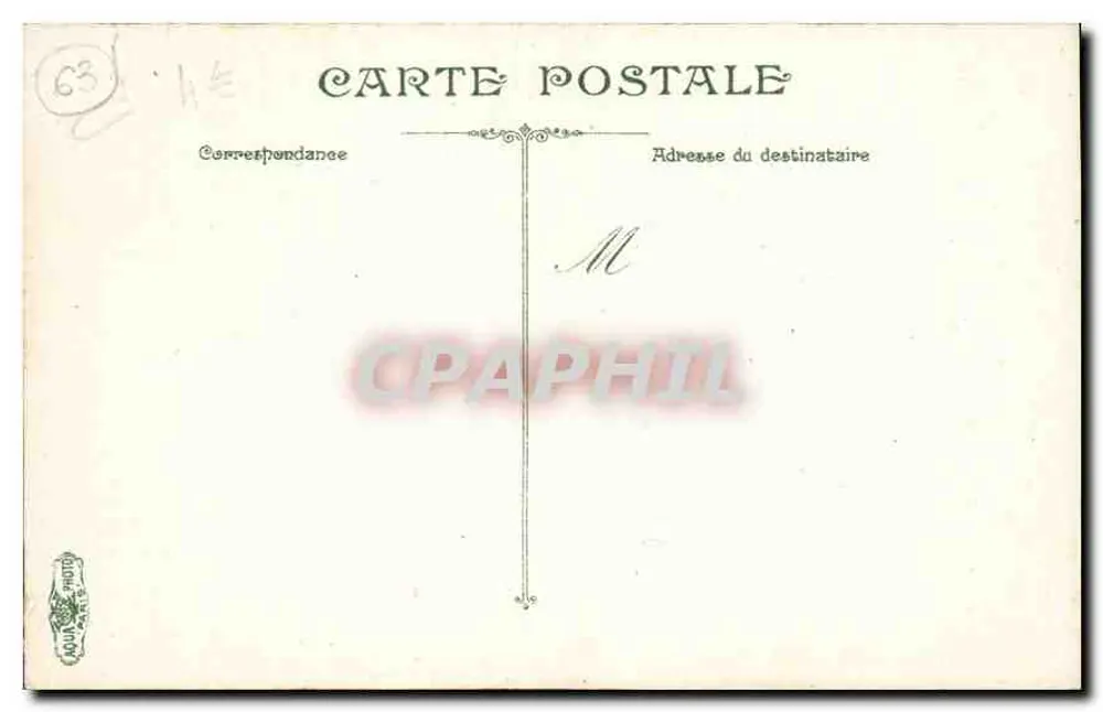 Clermont-Ferrand — O monumento de Blaise Pascal - Verso