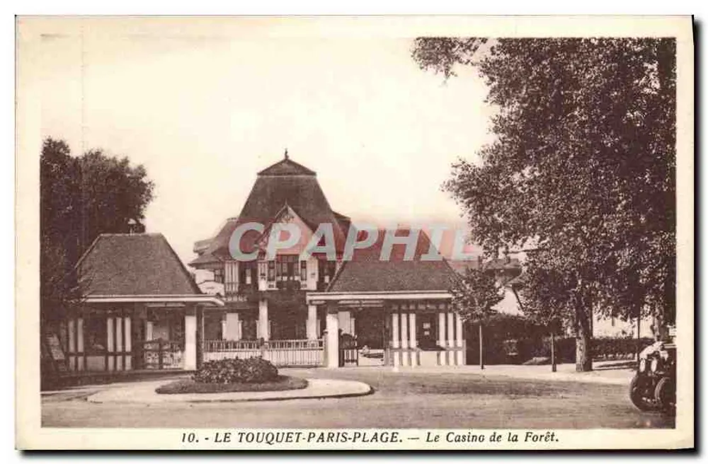 Le Touquet-Paris-Plage — Das Casino der Forêt — F. Gambier, Étaples - Vorderseite