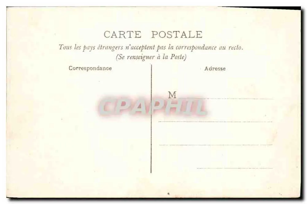 Jardins de la République — Panoramablick — Sonderausgabe N. G. - Rückseite