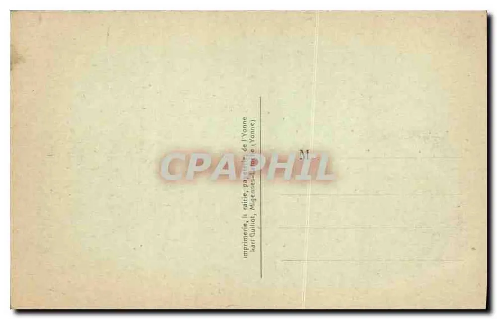 Les Baudières — Le Pont du Serein — Les Baigneurs - Verso