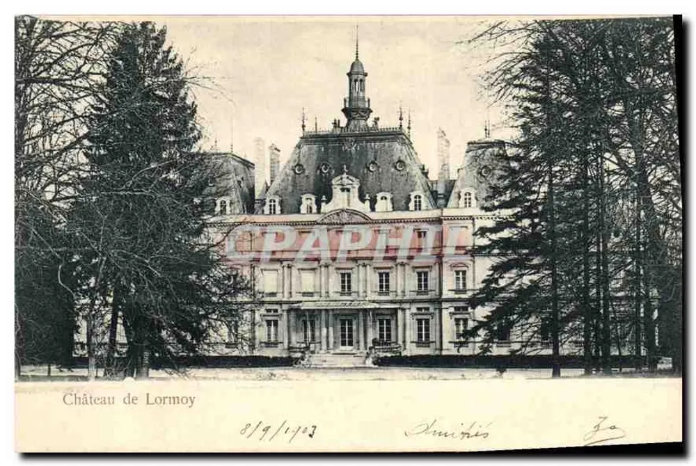 Castelo de Lormoy — vista do castelo cercado por árvores — Edição Trianon No. 1253 - Frente