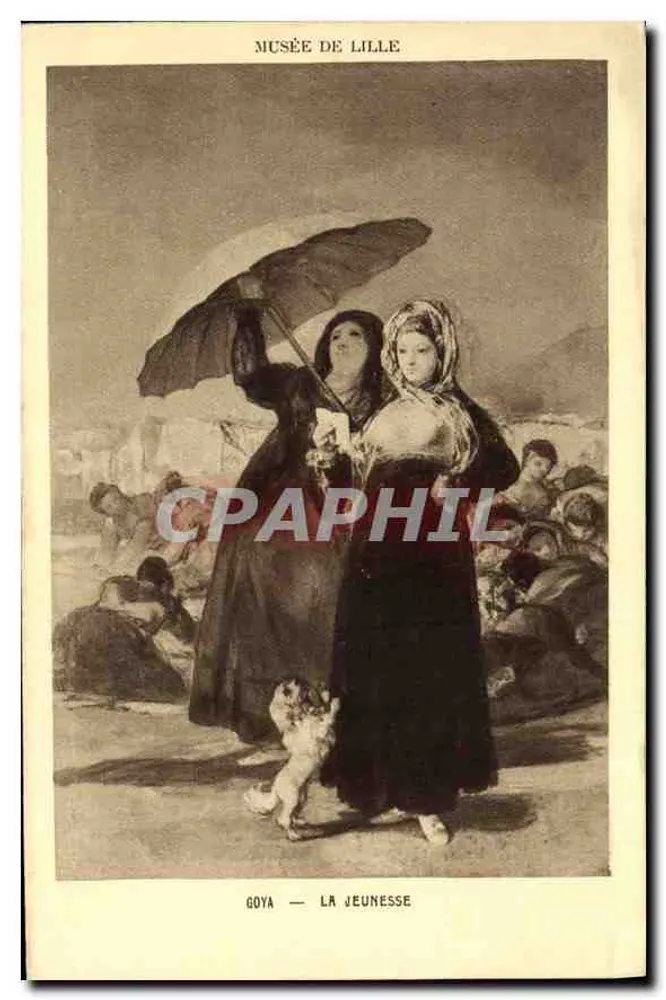 Goya — A Juventude — Museu de Lille - Frente
