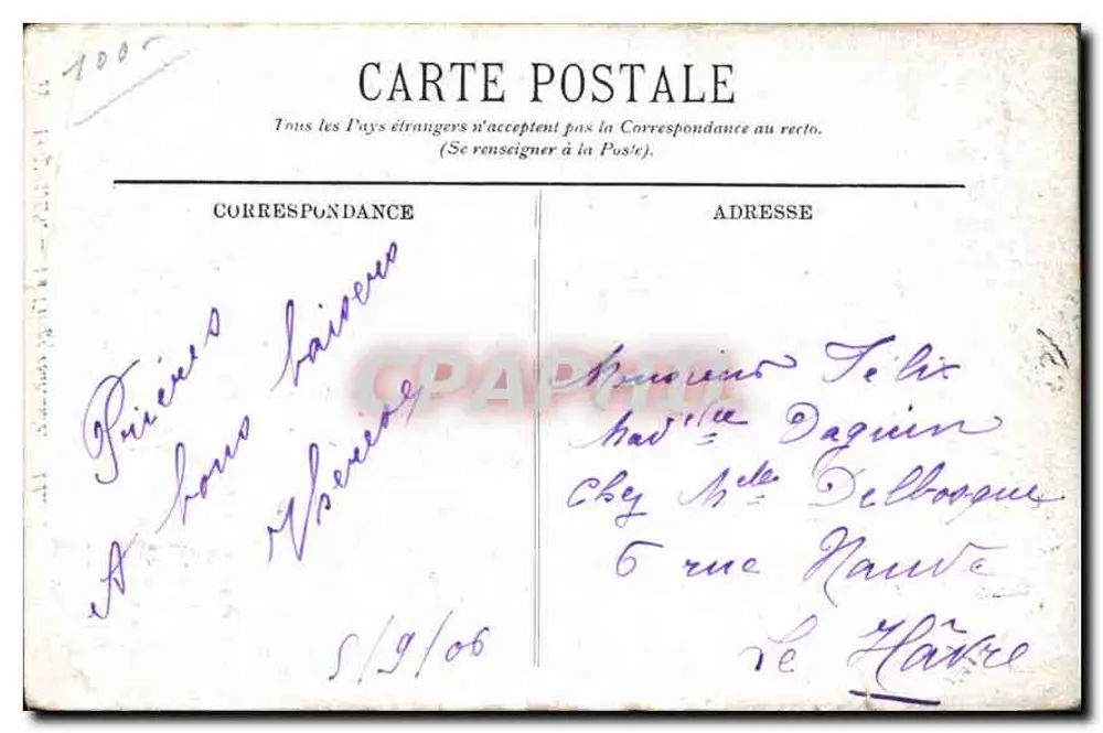 Lourdes — A Virgem coroada — LL. - Verso