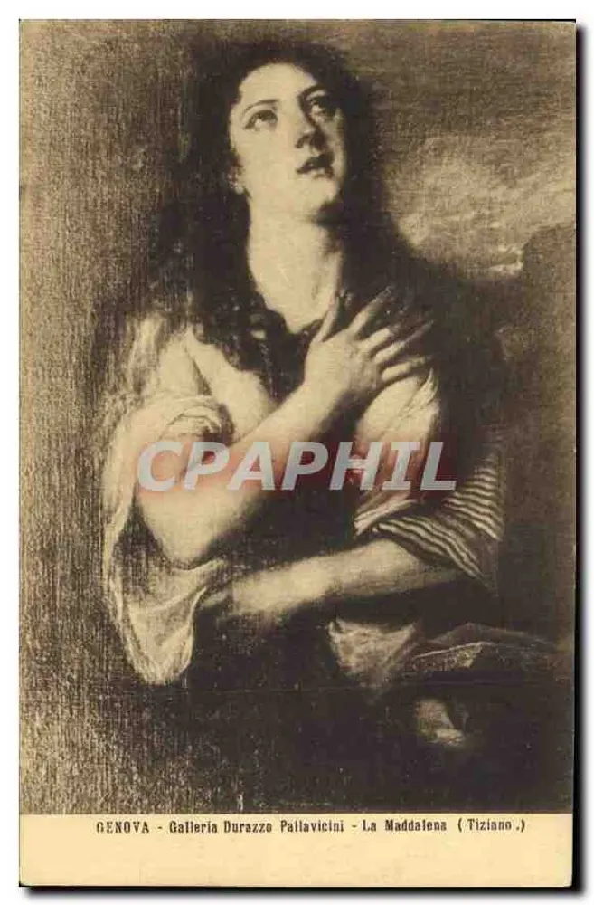 Genua - Galerie Durazzo Pallavicini - La Maddalena (Tiziano) - Vorderseite