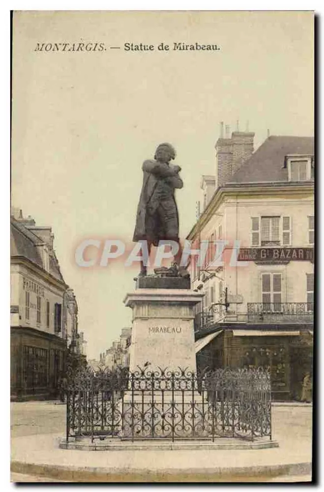 Montargis — Estátua de Mirabeau - Frente