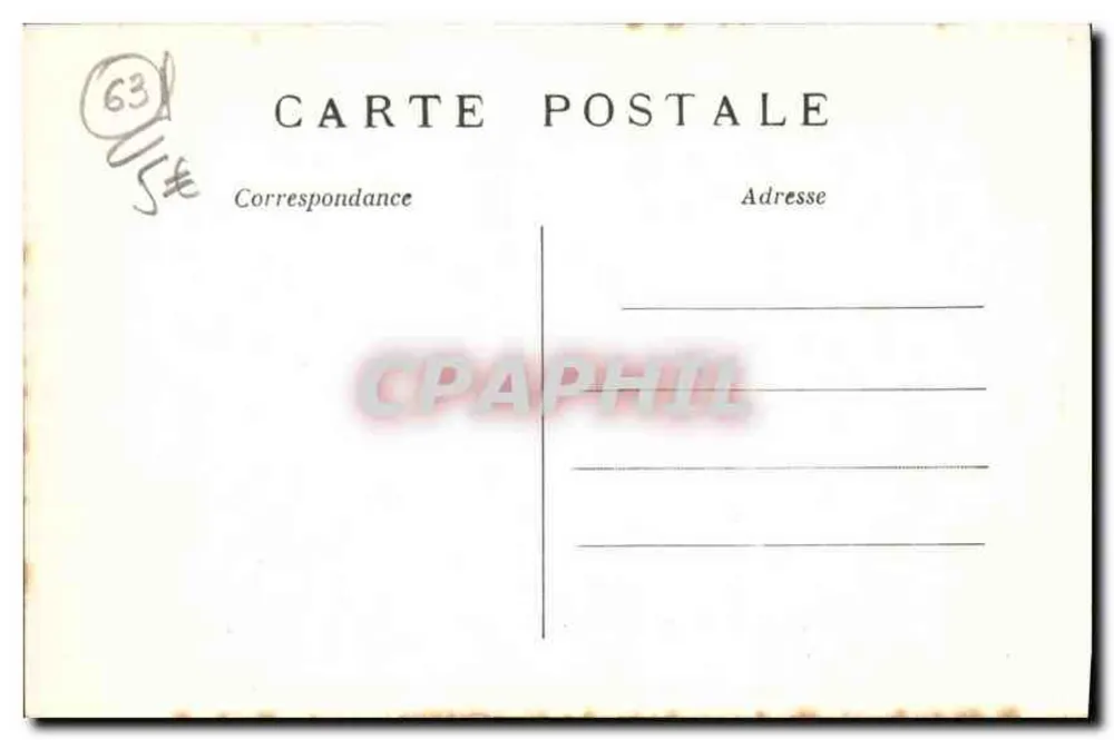 Clermont-Ferrand (P.-de-D.) — Sujets pétrifiés — L'Hirondelle, Paris - Verso