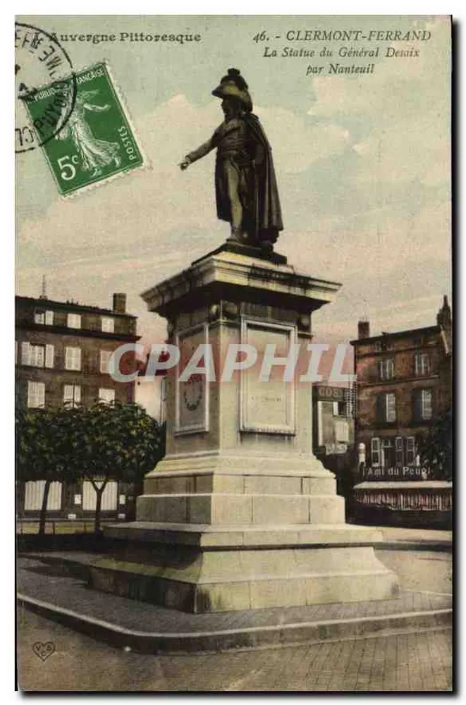 Clermont-Ferrand — Die Statue des Generals Denix von Nanteuil — Auvergne Pittoresque, n°46 - Vorderseite