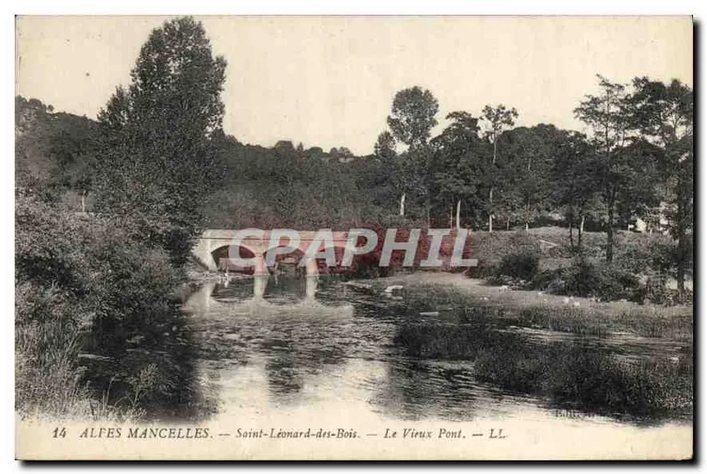 Saint-Léonard-des-Bois — Der Alte Brücke — Verlag LL - Vorderseite