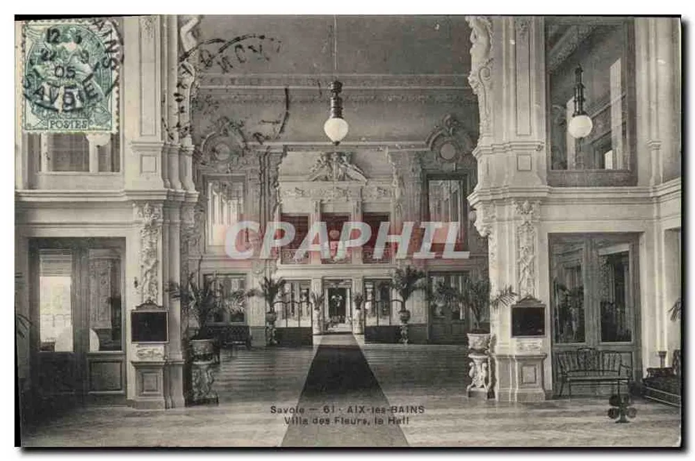 Aix-les-Bains — Villa des Fleurs, der Saal — Savoie, 61 - Vorderseite