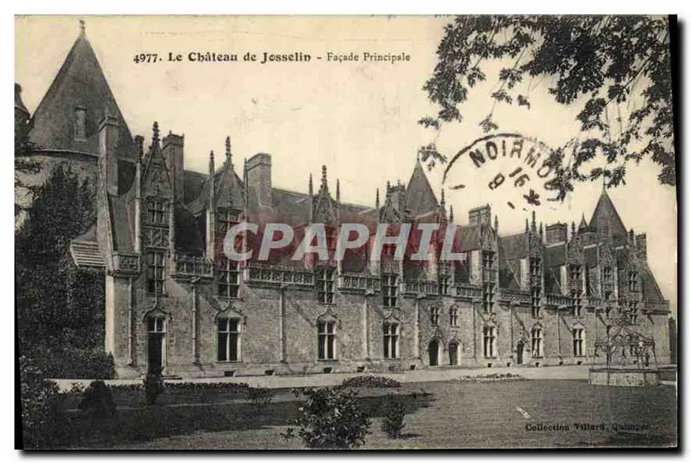 O Castelo de Josselin - Facha Principal — Noirmoutier, 1916 — Coleção Villard, Tain-l'Hermitage - Frente