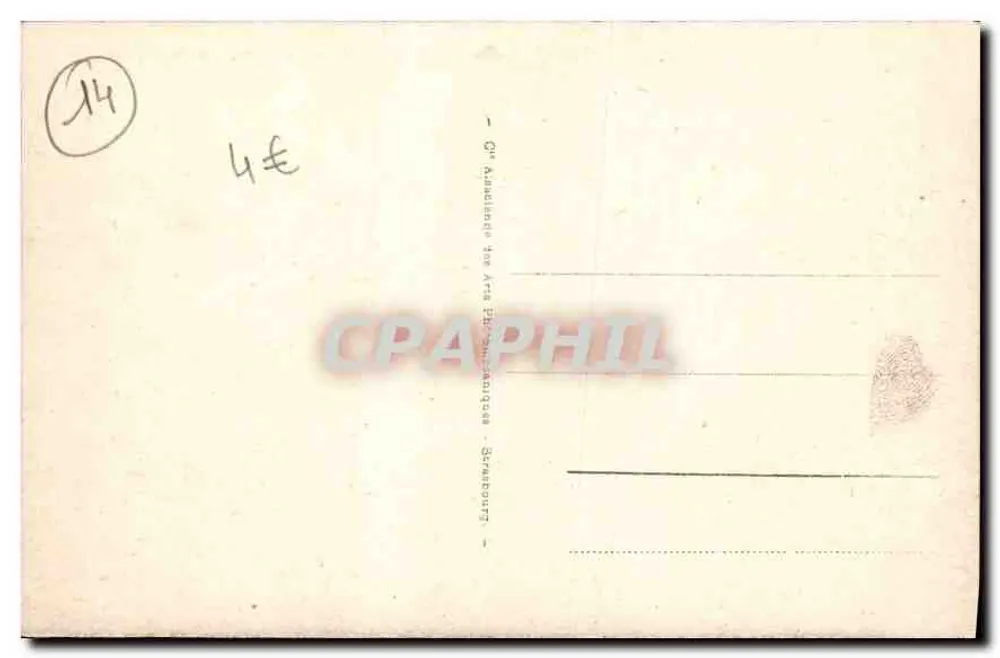 Cabourg - Die Gärten des Casinos — Verleger G. Audibert, Nr. 112 - Rückseite