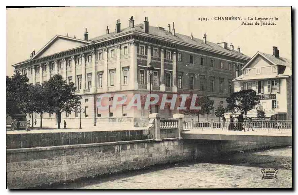 Chambéry - La Leyssse und das Palais de Justice — Verlag Terrasse, Nr. 2503 - Vorderseite