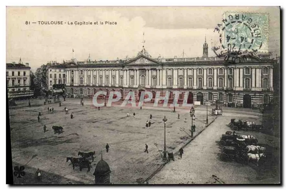 Toulouse - O Capitólio e a Praça — editor anônimo, n° 81 - Frente