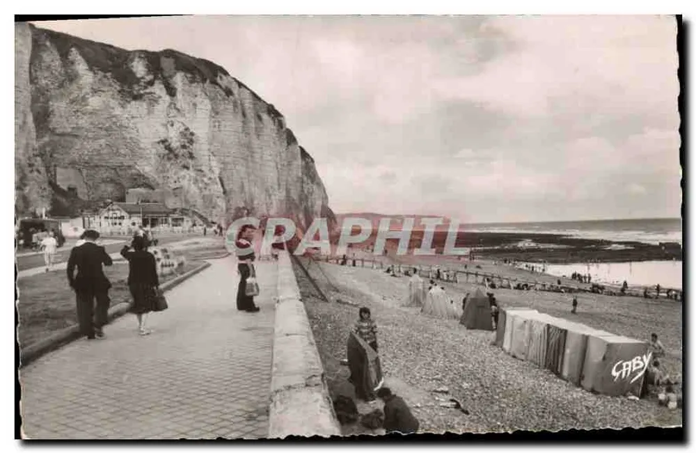 Dieppe — A Praia perto do Desembarque — Editions Caby - Frente